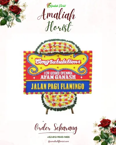 Bunga Papan Congratulation di Luwung